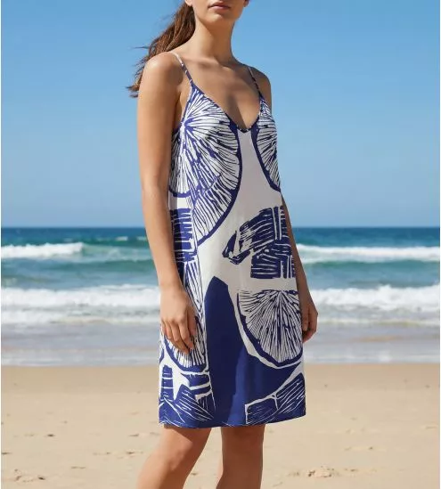 Robe de plage La Miss Cocktail Marine
