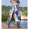 flowing pants La Miss Cocktail Marine