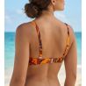 La Melanesia Plus-Size-Badeanzugoberteil mit halbem Körbchen in Bananengelb