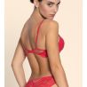 Comfortable underwired bra Desirs de Venise Grenat
