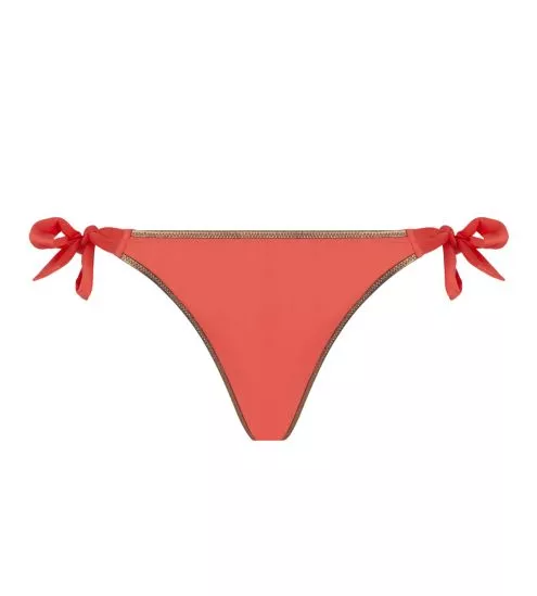 Bas de maillot de bain à nouer La Smartissime Corail Bronze