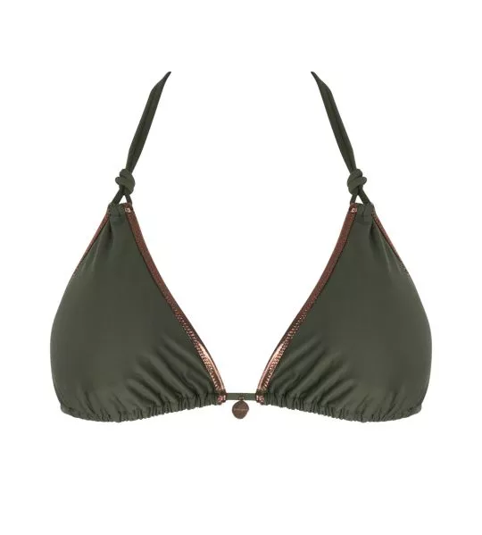 Haut de maillot de bain triangle mousseLa Smartissime Kaki Bronze