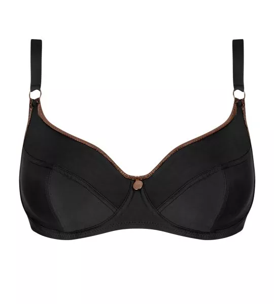 Haut de maillot de bain corbeille fit La Smartissime Noir Bronze