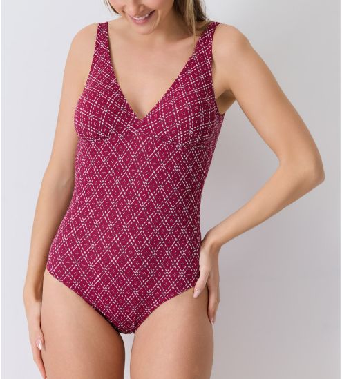Maillot de bain une pièce Como Cerise