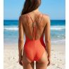 Badeanzug ein Schwimmerstück strikto chic orange
