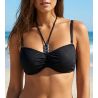 Spitze des Badeanzugs weichem Kopfband strikto schick schwarz
