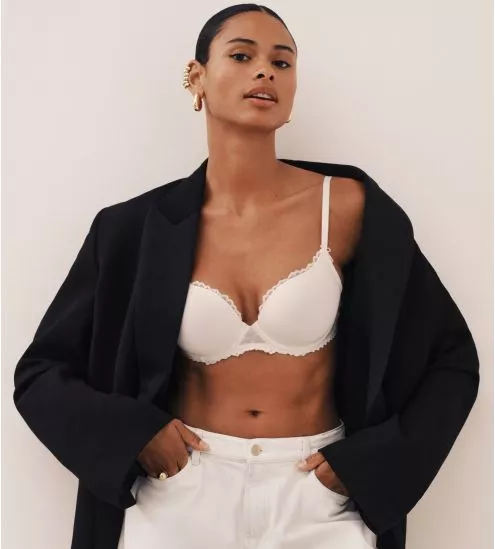 Soutien gorge à coques Azélie Blanc