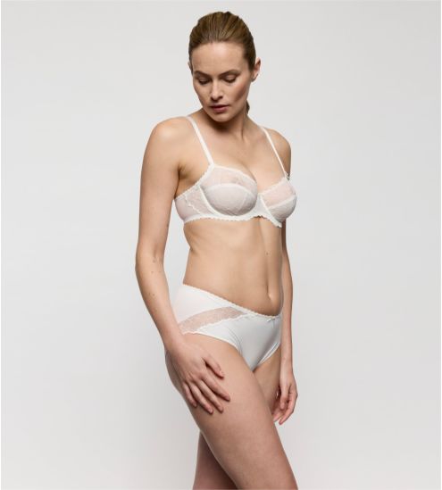 Culotte taille haute Azélie Blanc