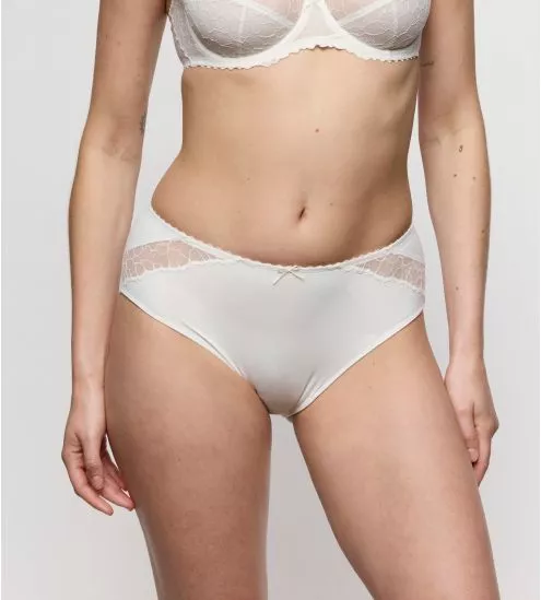 Culotte taille haute Azélie Blanc