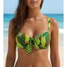 Top of swimsuit Basket Fitting La Venus Nature Green Tropic