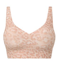 Brassière sans armatures Softstrech Power Leo Blush