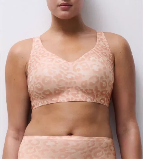 Brassière sans armatures Softstrech Power Leo Blush