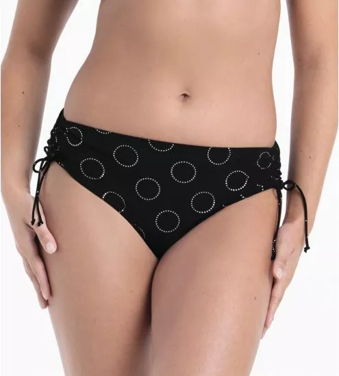 Bas de maillot de bain coulissant Anny Noir