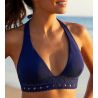 Haut de maillot de bain triangle Ajourage Couture Outremer