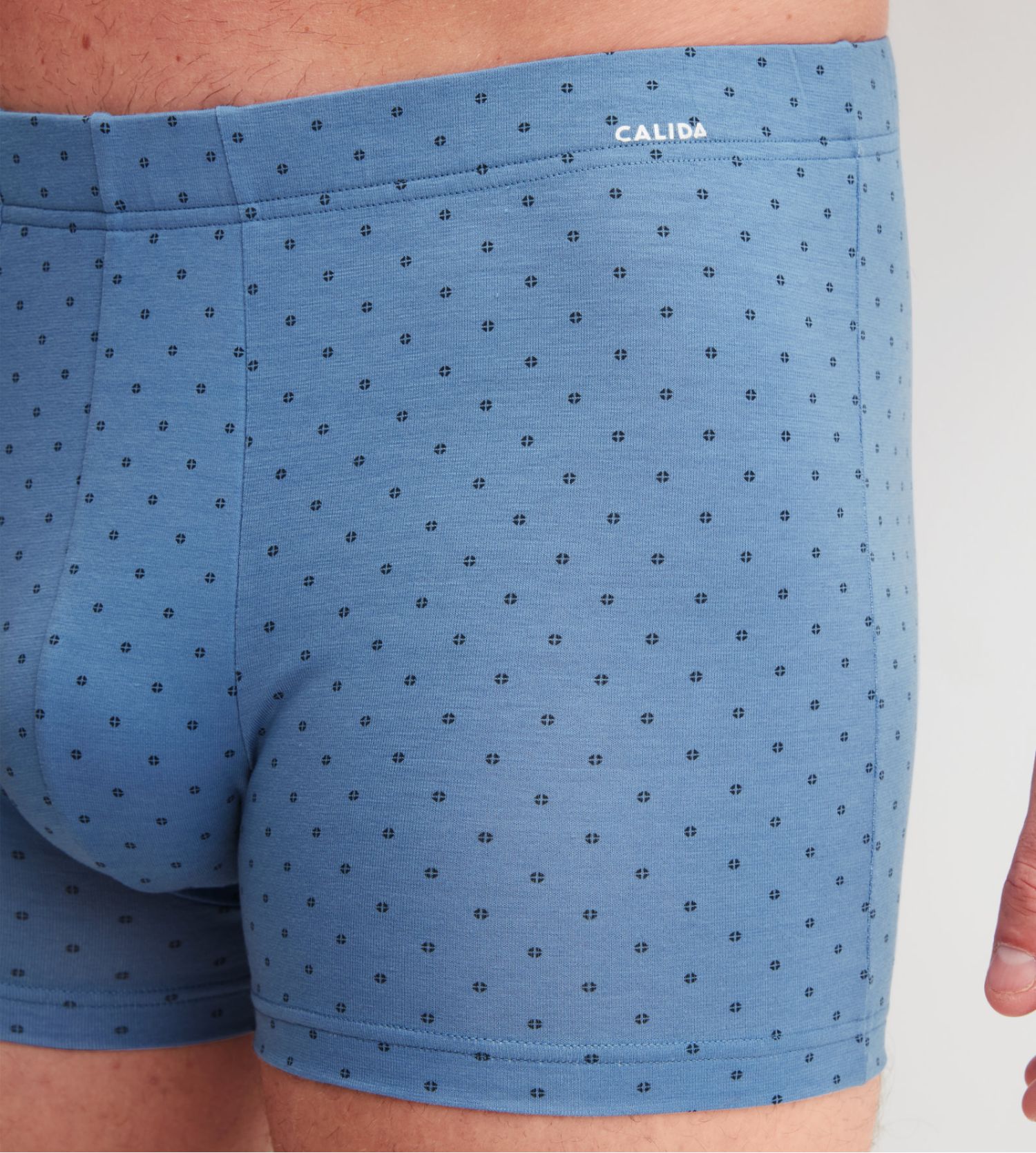 Cheat Code Boxer Boxer homme Calida Cotton Code Design Coronet Blue