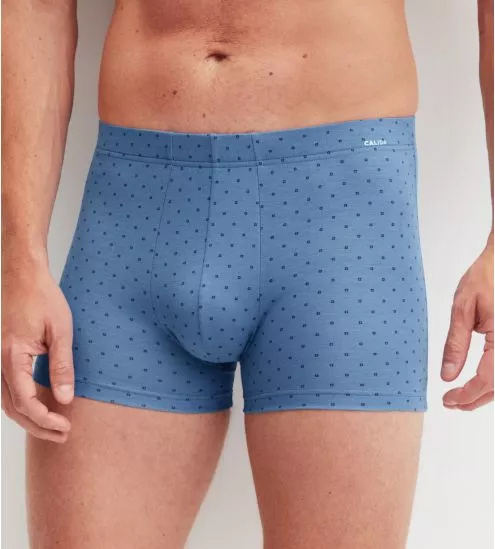 Boxer Cotton Code Design Coronet Blue - vue principale
