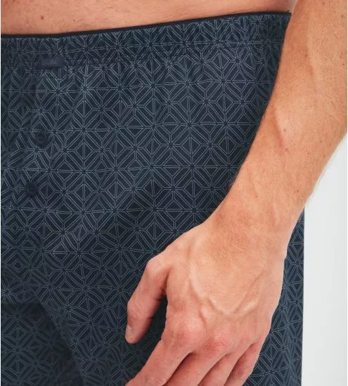 Caleçon flottant Selected Cotton Coronet Blue - vue principale