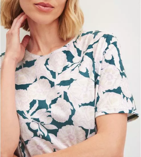 Chemise de nuit en coton...