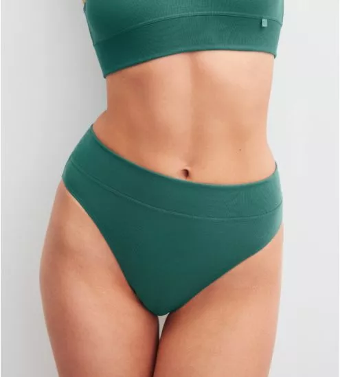 Culotte taille haute Elastic North Sea Green - vue avant