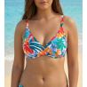 Top of bikini triangle the blanket cutted papers