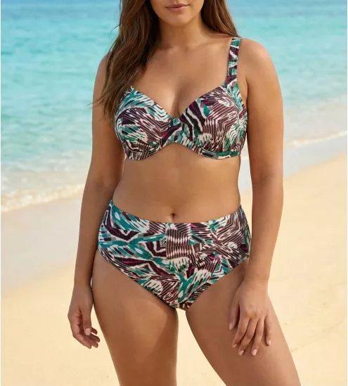 Maillot de bain femme 2 pieces armatures imprimé