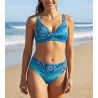 Maillot de bain deux pièces avec mousse Bleu
