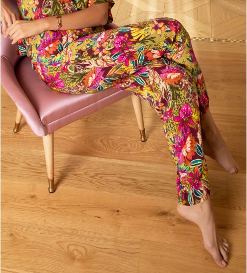 Pantalon imprimé Danse des Fleurs - lifestyle de près