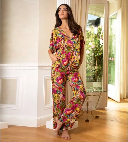 Pantalon imprimé Danse des Fleurs - lifestyle