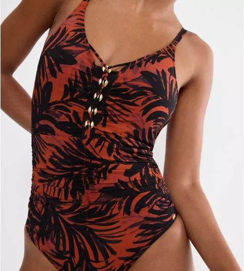 Maillot de bain une pièce à bretelles Summer Palm