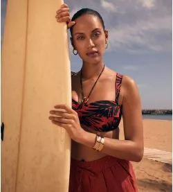 Haut de maillot de bain bustier