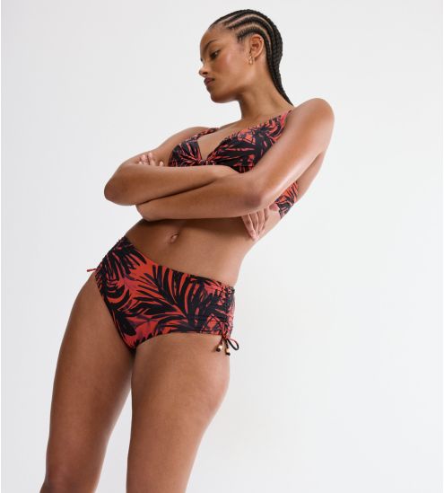 Bas de maillot orange et noir