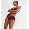 Bas de maillot orange et noir