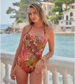 Maillot de bain bustier Ramatuelle Terracotta