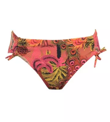 Bas de maillot de bain shorty réglable Ramatuelle Terracotta