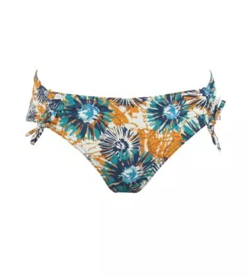 Bas de maillot de bain shorty réglable Soléa Ocre