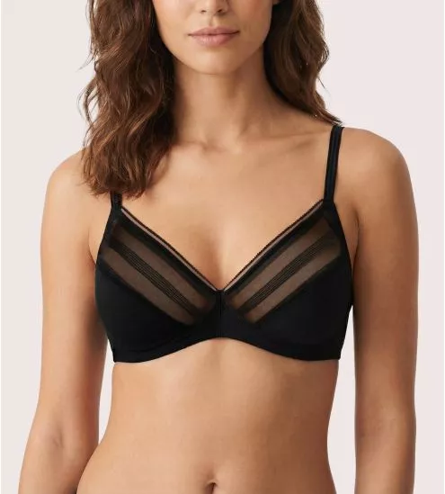Bra without reinforcement new black weights