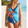 Maillot de bain une pièce Bleu/Orange