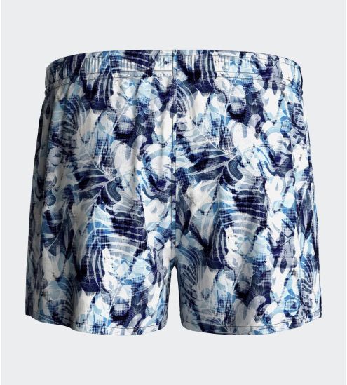 Short de bain Drift Bleu/Blanc