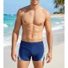 Boxer de bain long pour homme bleu