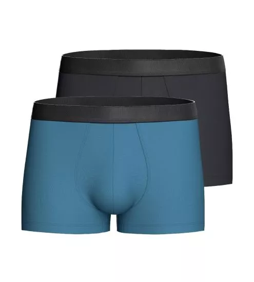 Lot de 2 boxers I AM Blue/ Navy Blue