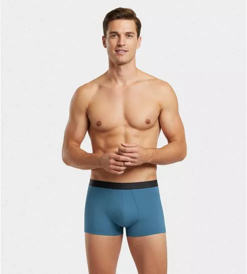 Lot de 2 boxers I AM Blue/ Navy Blue