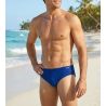 Slip de bain homme uni bleu