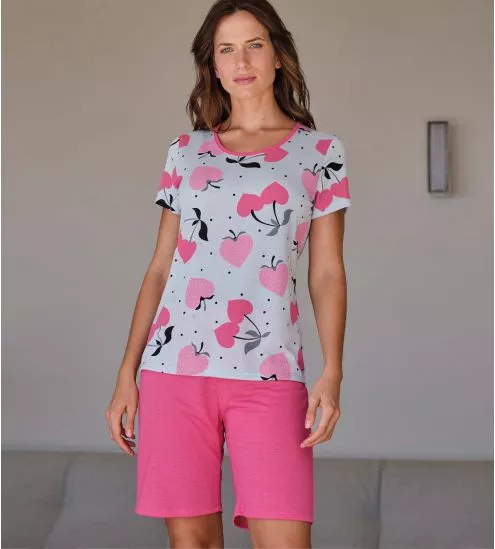 Pyjama court pour femme...