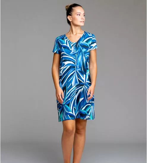 Robe d'été femme Bleu Turquoise