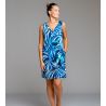 Robe sans manches Bleu Turquoise