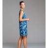 Robe sans manches Bleu Turquoise
