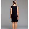 Robe d'été sans manches Noir/Ocre