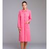 Robe de chambre longue classique Fuschia