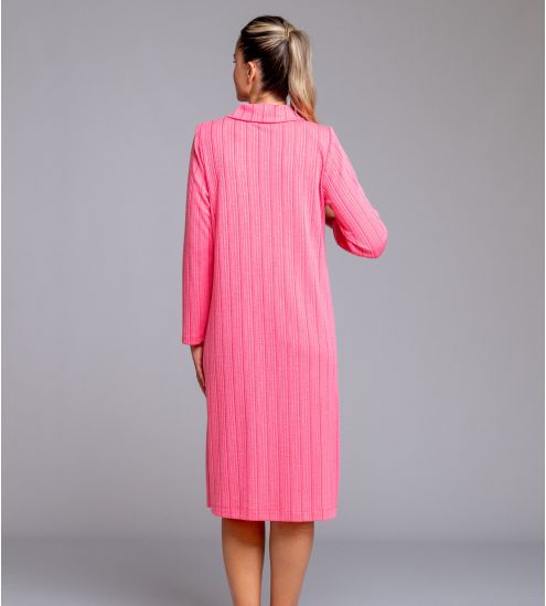 Robe de chambre longue classique Fuschia