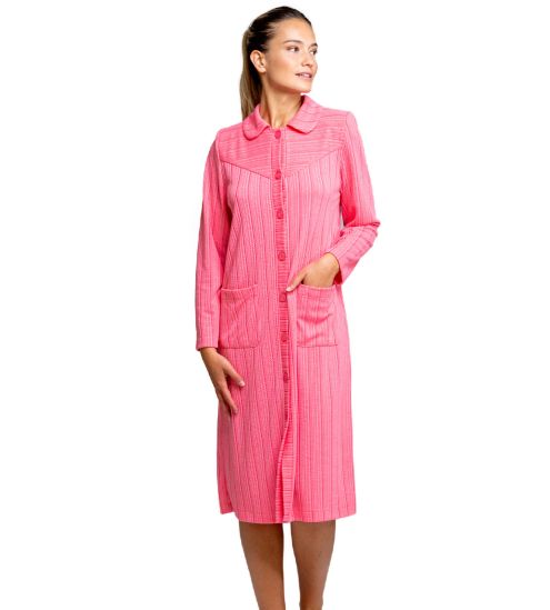 Robe de chambre longue classique Fuschia
